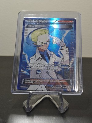 Pokemon Colress (Team Plasma) (135 Full Art) 135/135 Plasma Storm Holo