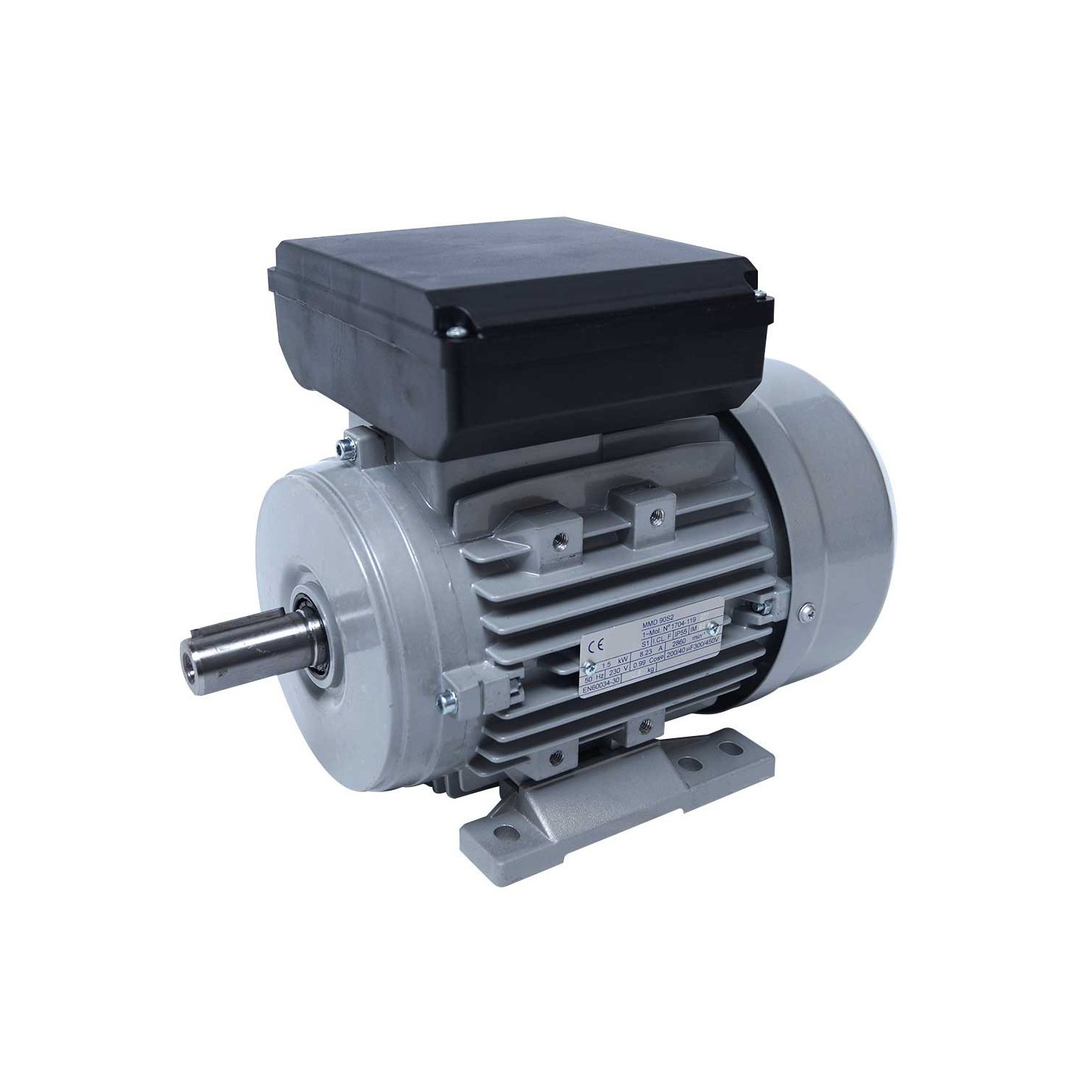 Moteur monophasé 1.1kw 220v à faible vitesse 1000tr/min pour remplacer un moteur HS