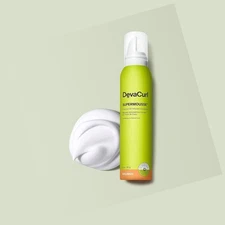 DevaCurl SuperMousse 5oz 141g-coconut oil infused volumizer