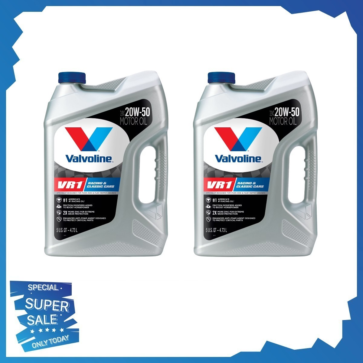Sae 20w-50, 5 Qt Free Shipping