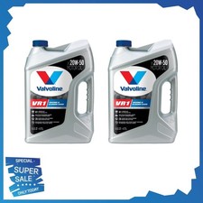 Combo 2 Pack Valvoline Vr1 Racing Motor Oil Sae 20w-50 5 Qt Free Shipping