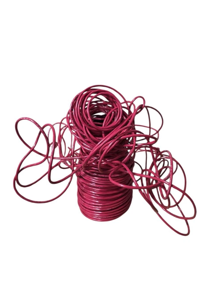Southwire 500 ft. 18-4 Red Solid CU FPLR Alarm Signal Cable / BROKEN SPOOL NEW - Image 3 of 4