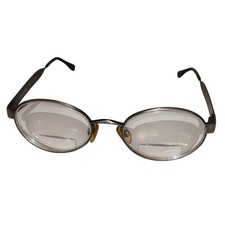 Vogue Florence VO 3133 S Glasses Oval Gunmetal Grey Metal Frames 90s Italy 52-20
