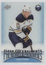2018 Upper Deck Tim Hortons Collector's Series Clear Cut Phenoms Jack Eichel n3r