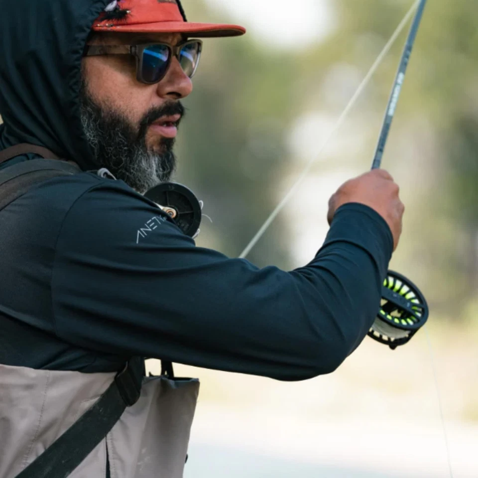 Caña de pescar con mosca Redington Wrangler, caña de pescar con mosca de 4 piezas, tubo de viaje de nailon duradero Foto 4 de 4
