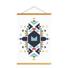 Ywlake Magnetic Poster Hanger, 19x27 19x13 19x25 19L" x 0.7W", Teak Wood