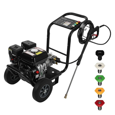 #ad Gas Pressure Washer Gas Powered Washer 3500 PSI 2.6 GPM 212cc 5 Nozzles Hot $230.99