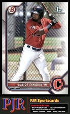 Junior Sanquintin 2022 Bowman #BP-80 Cleveland Guardians Prospects