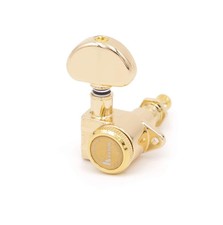Kluson 3x3 Revolution E-Mount 90deg 20:1 ratio Locking Tuners, Gold