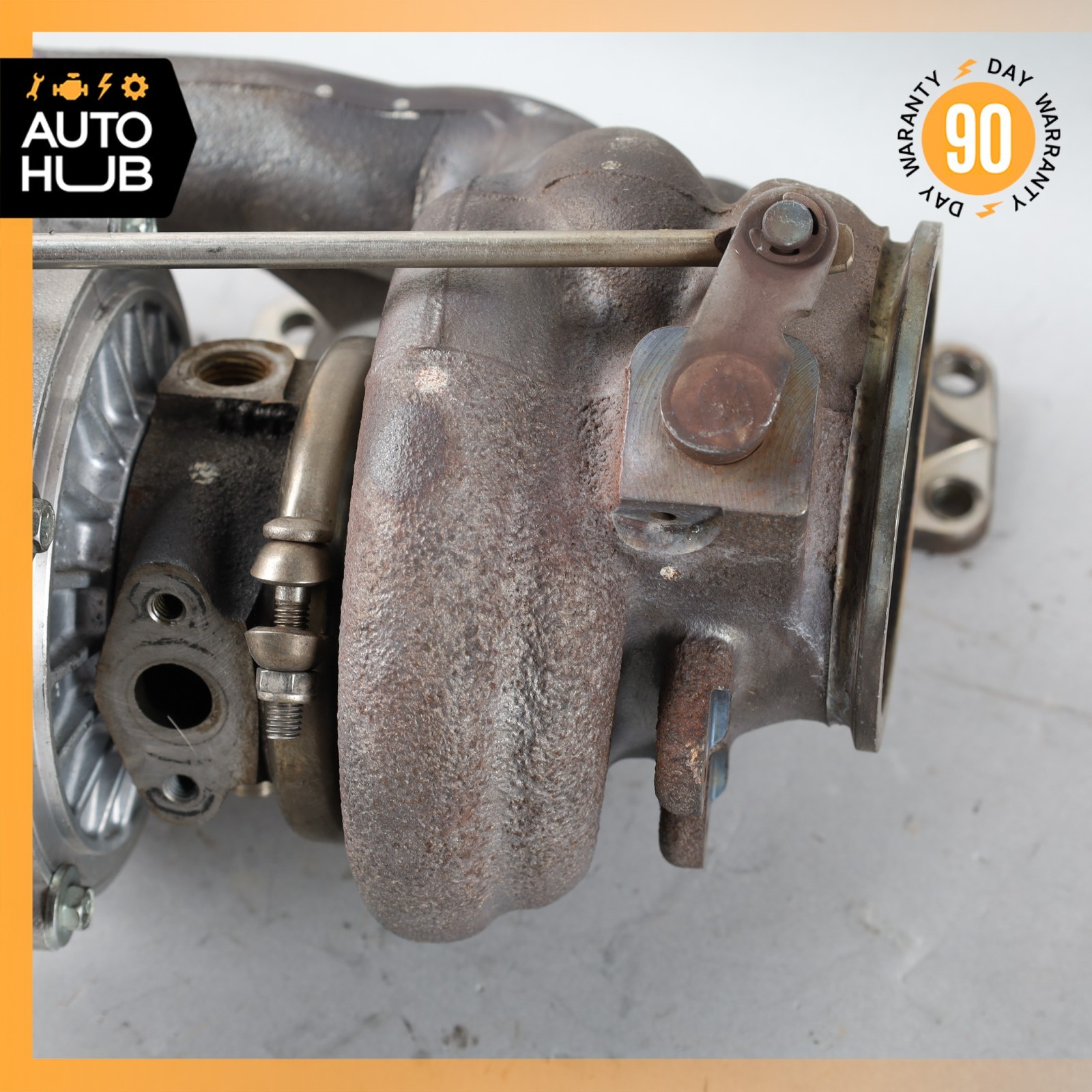 Maserati Quattroporte M156 GTS Left Turbocharger Turbo Charger Manifold OEM 56k