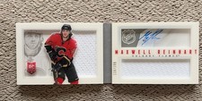 2013-14 Panini Playbook - Rookie Booklet Jersey Autograph Max Reinhart #104 /199