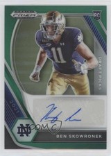 2021 Panini Prizm Draft Picks Green Ben Skowronek #DPA-BSK Auto 1u6