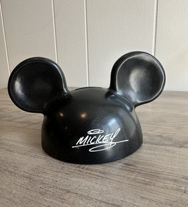 Walt Disney World Exclusive Mickey Mouse Ears Coin Bank with Original Stopper