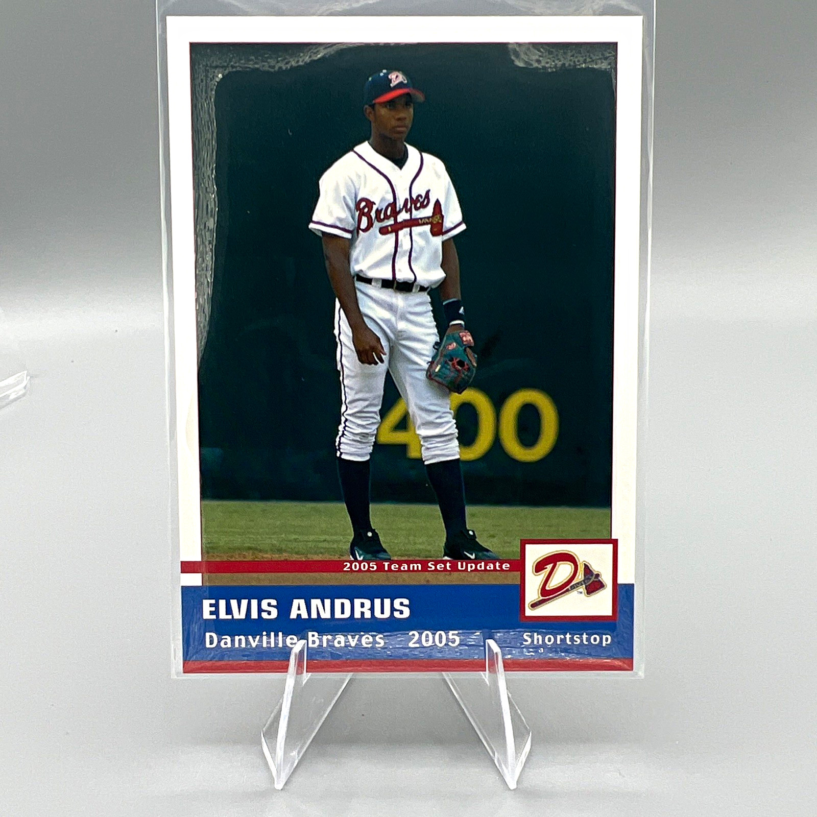 Grandstand 2005 Danville Braves Update Elvis Andrus RC Rookie Base #6