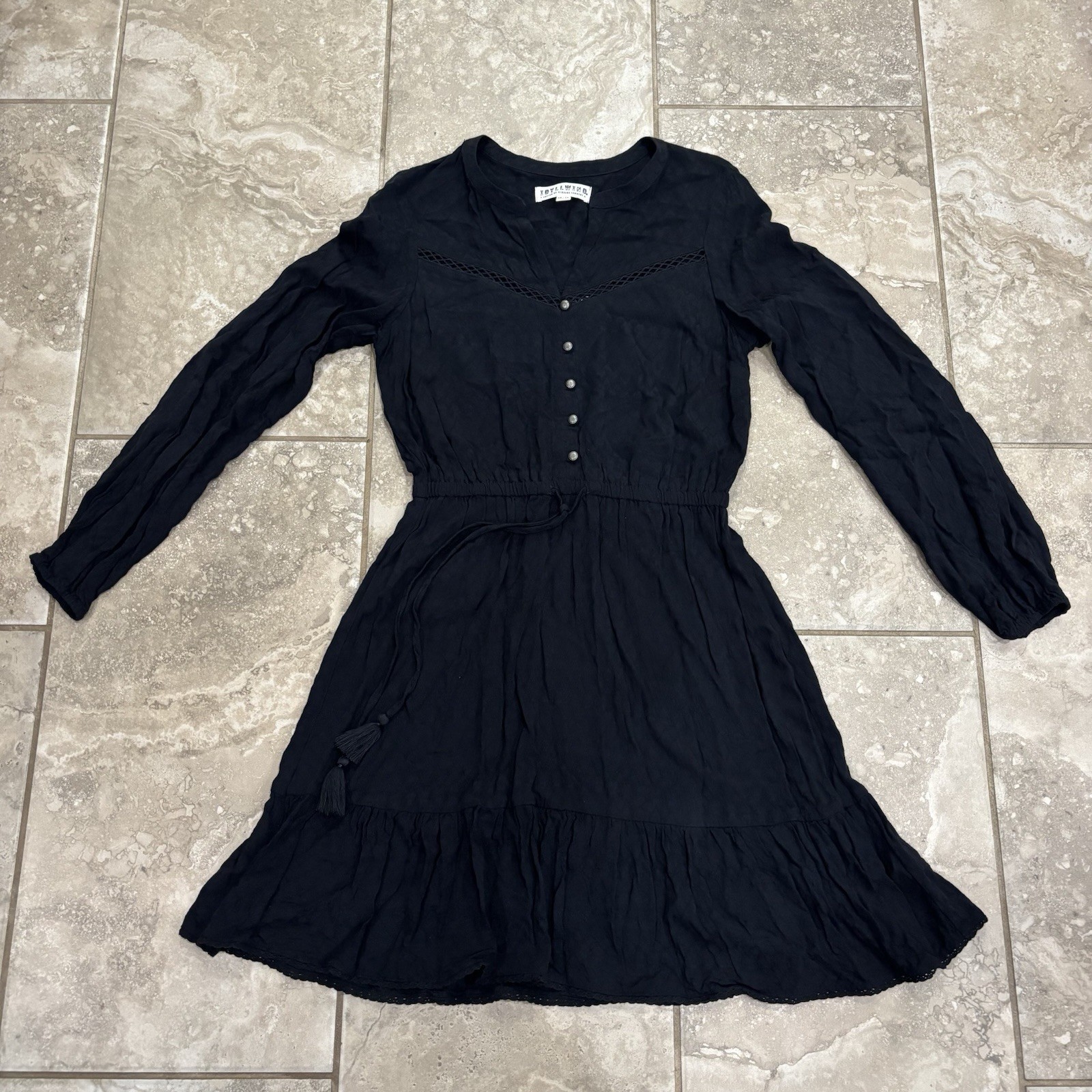 Idyllwind Fitzpatrick Solid Long Sleeve Mini Dres… - image 1