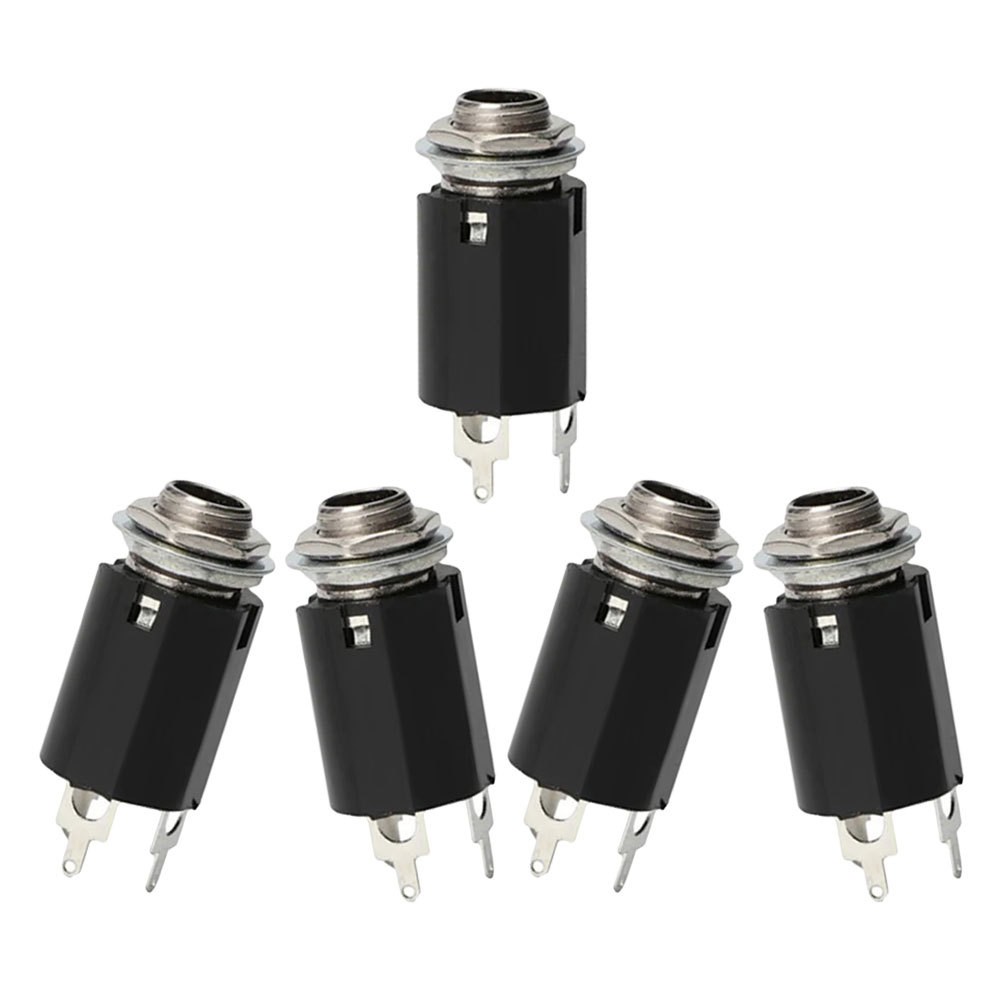 5 pièces guitare électrique Jack guitare Jack 6 35mm sortie Jack prise guitare