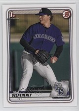 2020 Bowman Draft Sam Weatherly #BD-109 04kk