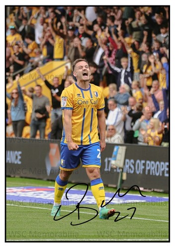 12187. Luke Bolton Signed Pictures (A4 Prints) Mansfield Wrexham Salford etc.