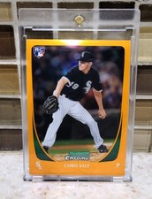 CHRIS SALE 2011 Bowman Chrome ORANGE REFRACTOR SP Rookie Card RC 01/25