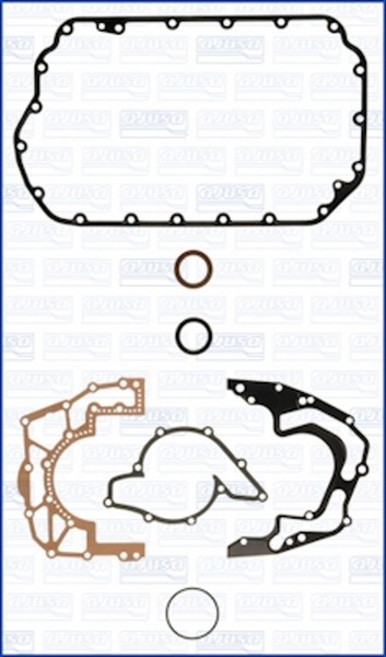 Dichtungssatz KurbelgehäUse Ajusa 54128800 FüR 3B6 A4 Audi ALF 8D2 A6 4B2 3B3 C5-image