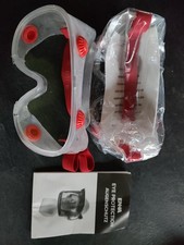 3 PAIRS PLASTIC SAFETY GOGGLES WORKSHOP GRINDING DRILLING