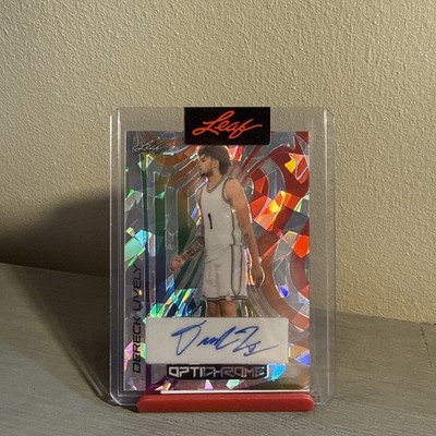 Leaf Optichrome - Dereck Lively Auto - 1/1 pre-production proof cracked ice