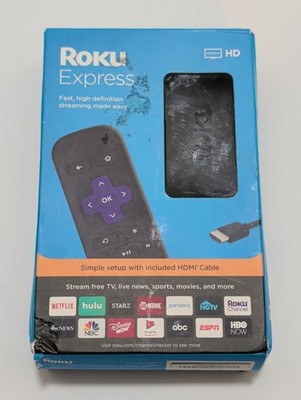 Roku Express HD Streaming Media Player - Black