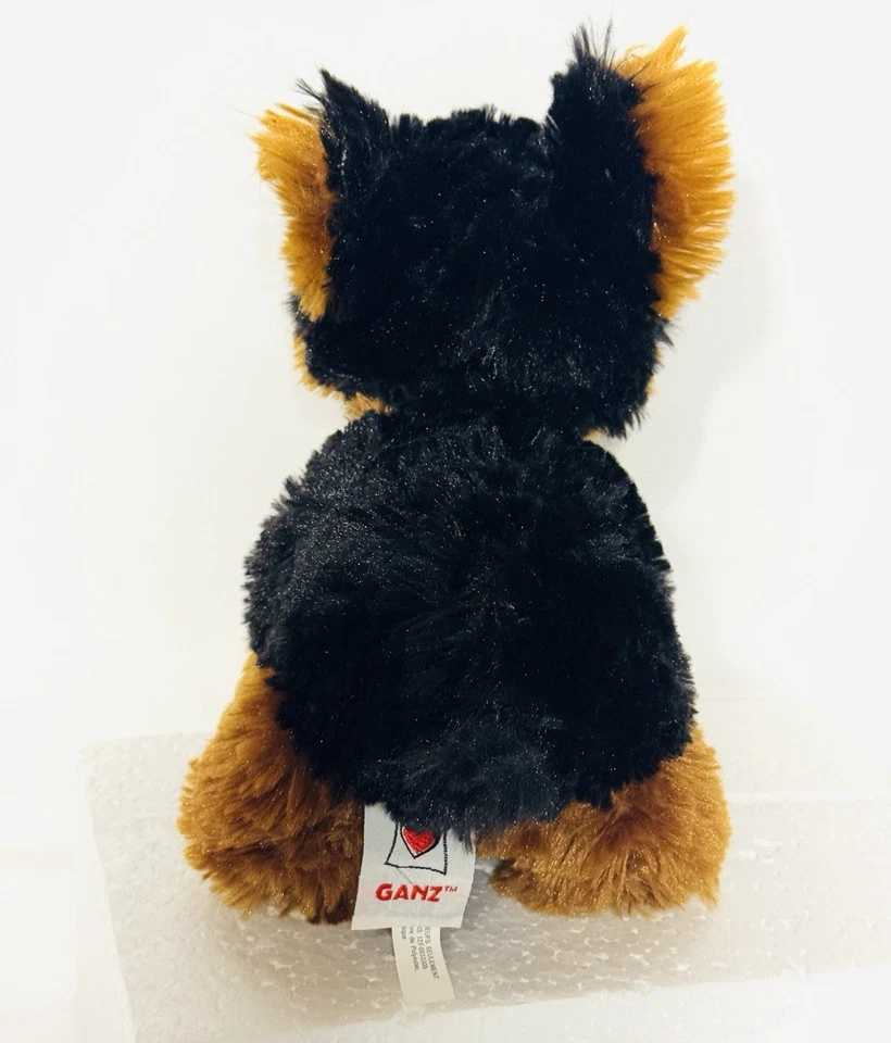 Ganz Webkinz Teacup Yorkie HM788 Plush Dog Black Brown 8” No Code EUC - Image 4 of 4
