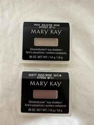 Mary Kay ChromaFusion Eye Shadow Lot 2 Rose Gold Dusty Rose Discontinued New