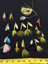 Lot Of 15 Mepps/Rooster Tail Spinners - Good ...