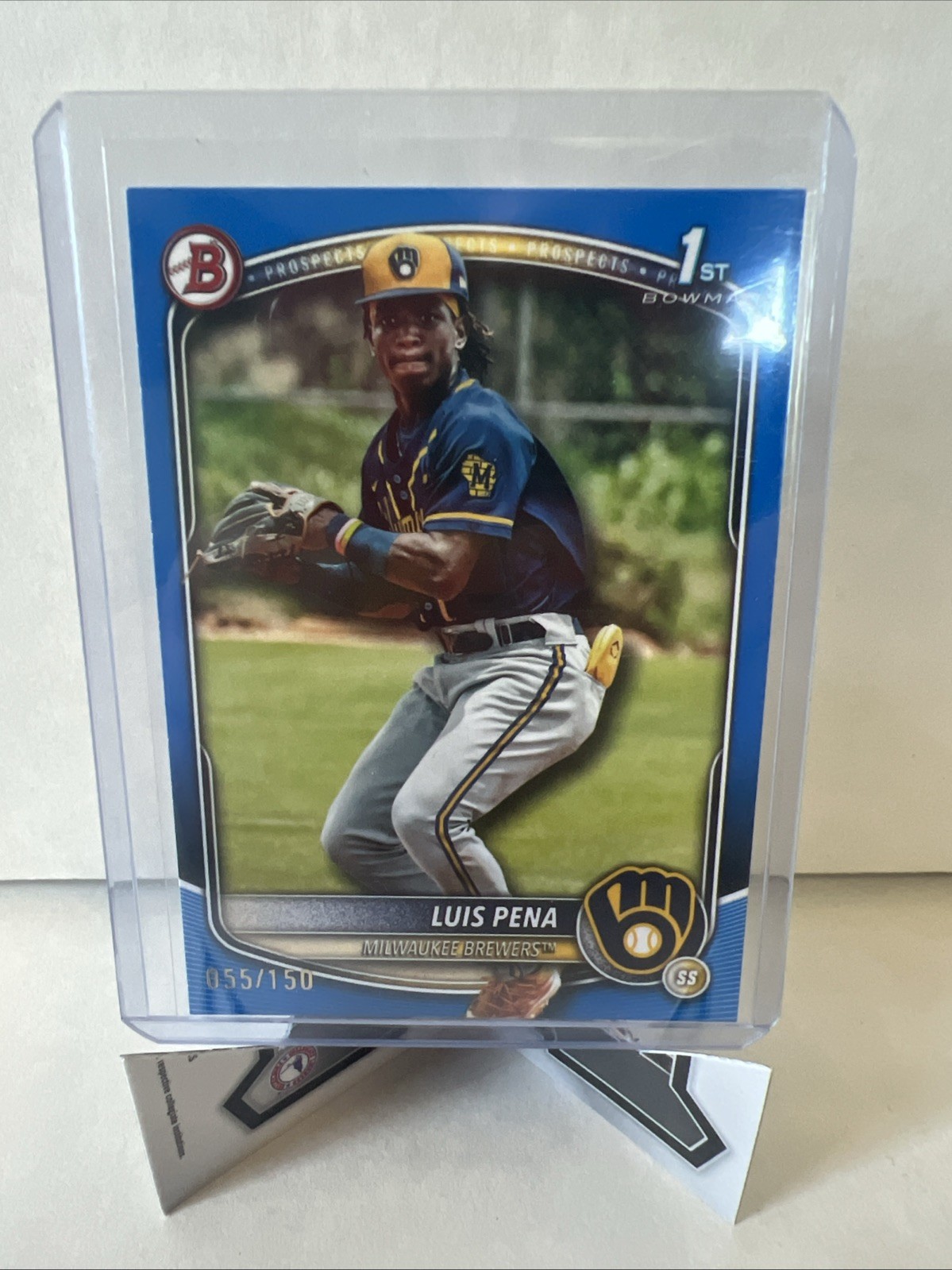 2025 Bowman - Prospects Luis Pena #BP-38 Blue /150 (RC)