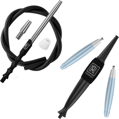Premium Hookah Ice Hose Tips - ICE Bazooka with 2 Reinforced Cooling Packs and S