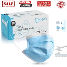 Level 3 Procedure 3Ply Disposable Face Masks – ≥98% Filtration, Fluid Resista...