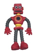 American Wit Red Bendable Robot 3.5  