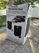 Ion Audio Projector Plus Bluetooth HDMI USB 30-150'' Battery Portable PA System