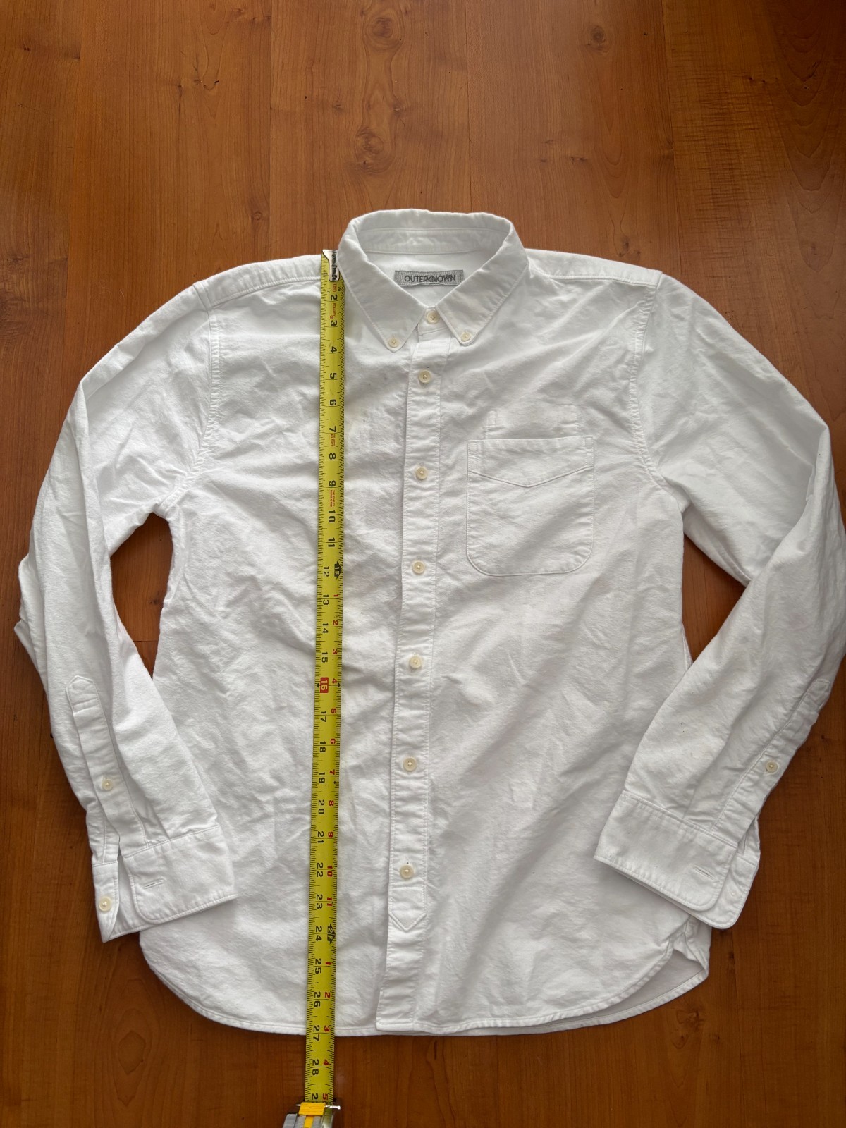 Outerknown Harrison Shirt Button Down Classic Whi… - image 7