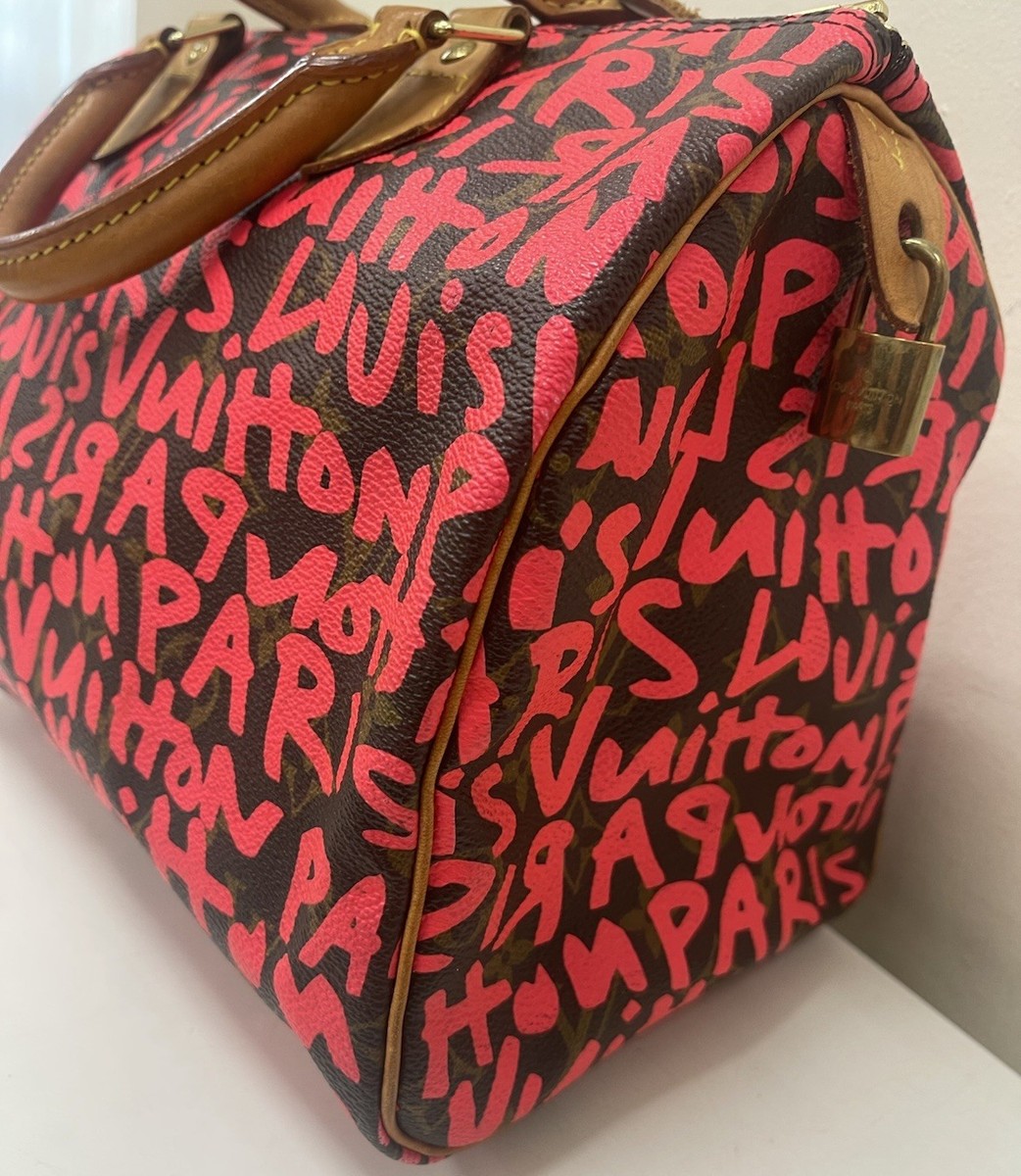 Louis Vuitton x Stephen Sprouse Pink Graffiti Speedy 30 Limited
