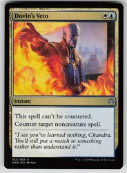 Dovin's Veto 193/264 Uncommon War of the Spark Magic: The Gathering