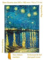 Vincent Van Gogh: Starry Night Over The RhôNe (Foiled Quarto Journal) | Buch