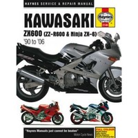 Kawasaki Motorrad ZX600 ZZ-R600 Ninja ZX-6 1990-2006 Reparaturhandbuch Haynes