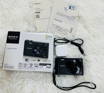 Sony Cyber-shot DSC-WX300 Digitalkamera 18.2MP 20x optischer Zoom kompakt sch...