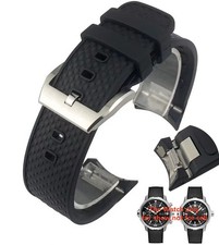 Cinturino orologio 22 mm FKM gomma vulcanizzata adatto a IWC Aquatimer IW328802 IW376805