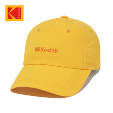 NEW KODAK APPAREL Oversized Nylon Baseball Cap YELLOW UNISEX SIZE