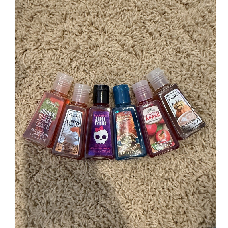 FALL RARE Bath & Body Works PocketBac Antibacterial Hand Sanitizer Set 6 1 fl oz