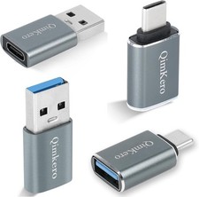 Type C Female To A Male Converter USB C Male To USB Female OTG Adapter- 4 Count 