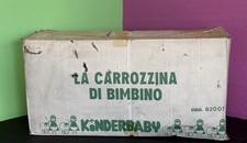 Carrozzina Giocattolo VINTAGE KINDERBABY DOLL STROLLER NEW OLD STOCK,RARE HQ