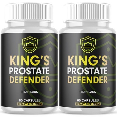 (2 Pack) King's Prostate Defender Advanced Prostate & Bladder Support 120Capsule