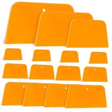 12 Pack Body Filler Spreaders, 4 5 6 inches Yellow Reusable Plastic Spreader