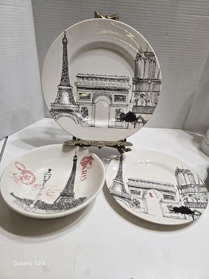 ROYAL STAFFORD '' City Scenes '' 3 Piece Dinnerware Set- ** NWT **