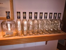 10ct Woodford Reserve Kentucky Straight Bourbon Whiskey EMPTY  1.75L Bottles 